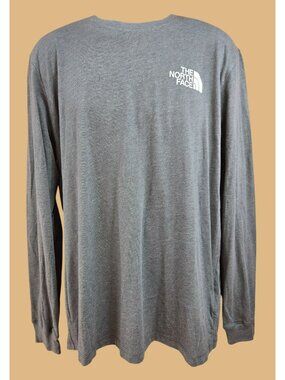The North Face Gray Long-Sleeve Crew Shirt Large